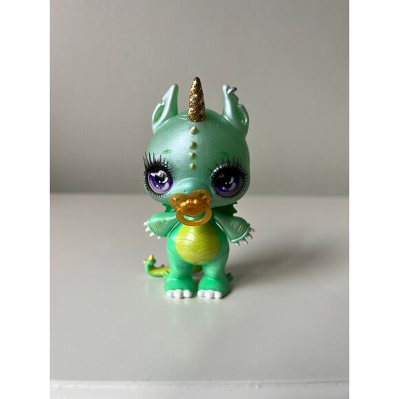 Poopsie Sparkly Critter Series 1 Figure SC-114 Ultra Rare Mint Green Purple Eyes - Picture 1 of 7
